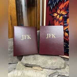 Maroon-Burgundy Collector’s Box Set Sleeve 📕 JFK VHS 📼